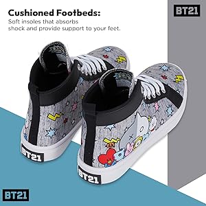 Amazon.com | BT21 Line Friends Ladies Sneakers - Officially